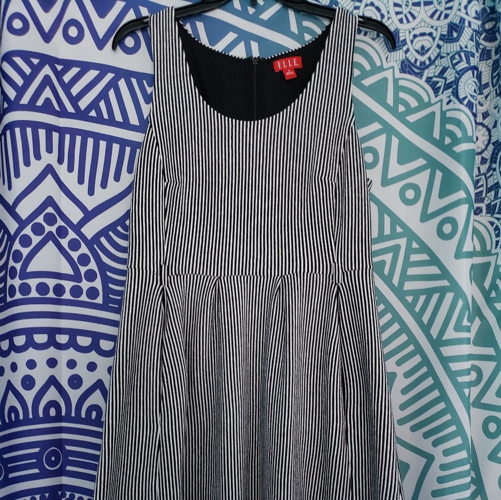 Black & White Striped Dress